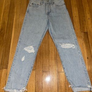 (Levi’s Premium) Wedgie Destroyed Women Jeans Size 25
